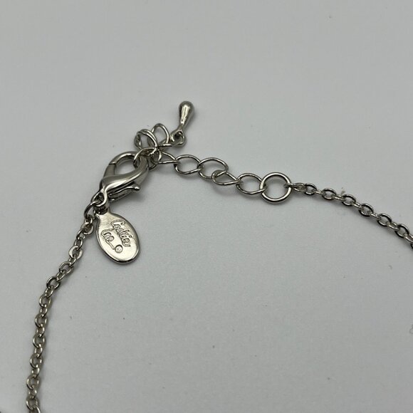 VTG Cookie Lee Genuine Crystal Anklet LOVE Spellout Cancer Awareness Ribbon NEW - Picture 3 of 4